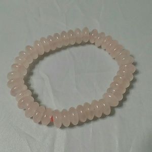 Rose Quartz Gemstone Stretch Bracelet
